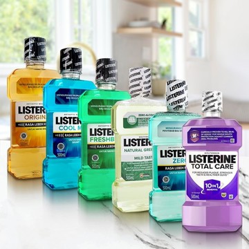 Listerine 李施德霖 漱口水(500ml) 款式可選【小三美日】DS008042 口腔清潔 午休 下班約會 口氣清新