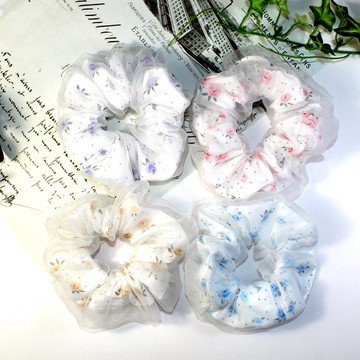 Bijoux C.網紗圈圈束雛菊黃