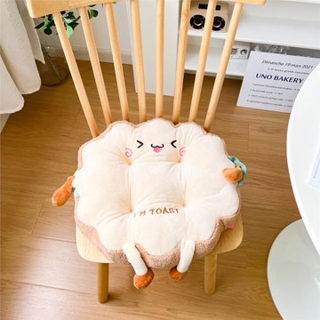 Ins可愛吐司坐墊椅子墊汽車屁股墊防滑保暖榻榻米飄窗臺宿舍坐墊