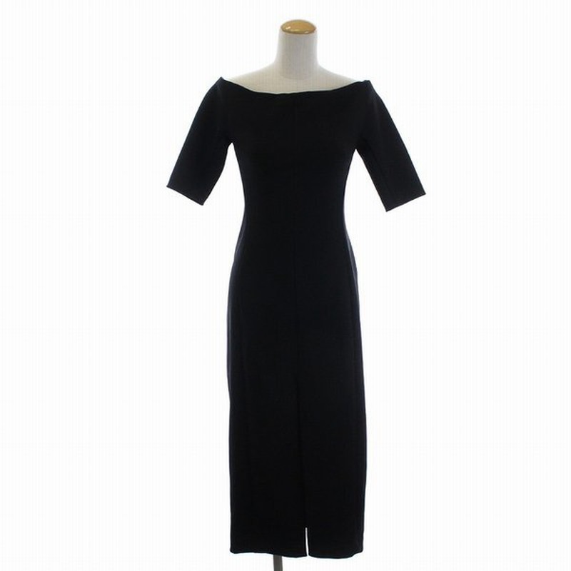 中古 ザラウーマン Zara Woman オフショルダーワンピース 半袖 ロング Xs 黒 ブラック Bm Ma レディース ベクトル 古着 通販 Lineポイント最大0 5 Get Lineショッピング
