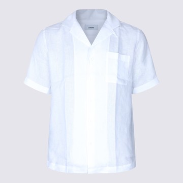 Lardini White Cotton Shirt