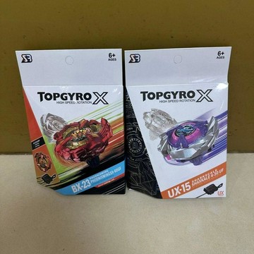 ❤️‍🔥夏日新品 免運UX-03爆裂陀螺BX-23和UX-15合金鯊魚正拉線陀螺盤UX-19盒裝發射器🎁交換禮物 畢