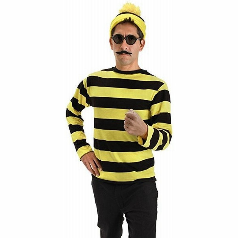 オドロー 衣装 コスチューム 大人 男性 メンズ ウォーリーをさがせ 黄色 ウォーリー コスプレ 仮装 通販 Lineポイント最大0 5 Get Lineショッピング