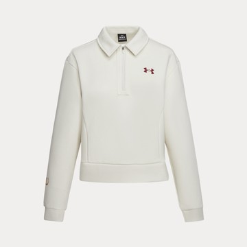 UA 女 APAC LNY Fleece 半開襟長袖帽T 人氣新品