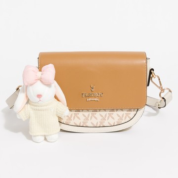 【官網獨家】PLAYBOY - 馬鞍包 Twilight系列 - 磚橙色/542-5403-26-6