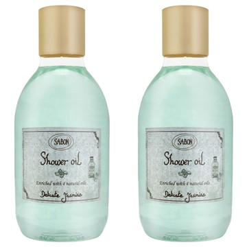 SABON 國際航空版 沐浴油 茉莉花語  300ml  2瓶