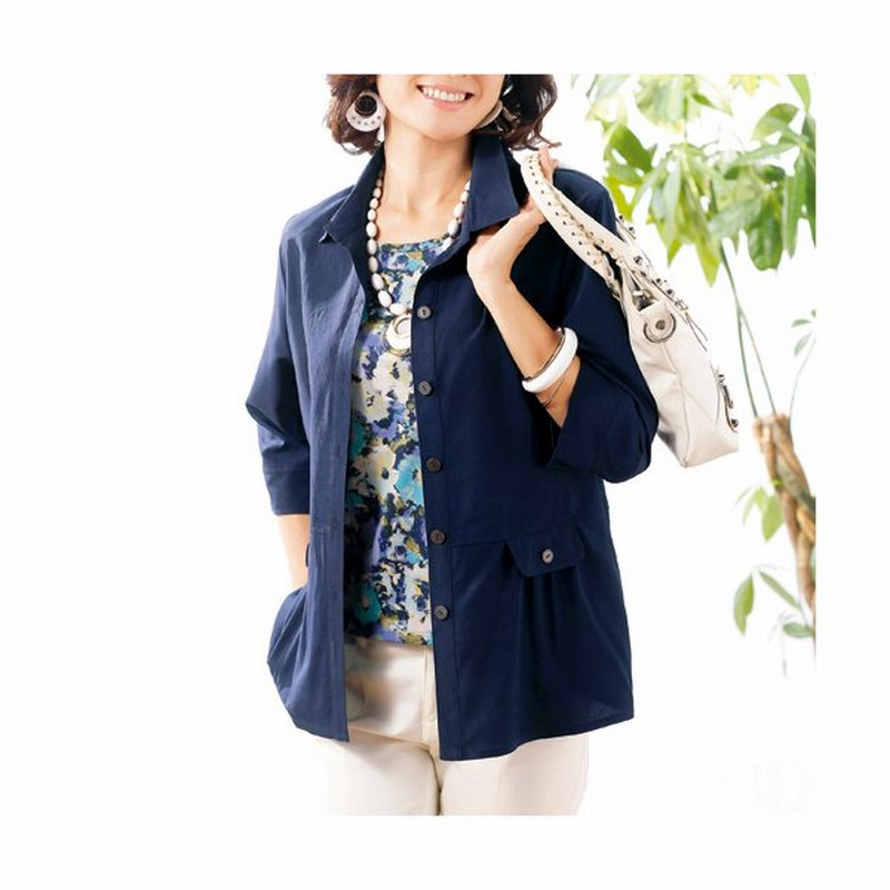 アンサンブル レディース 春夏 ぼかし花柄プリントアンサンブル ネイビー ネイビー系 婦人服 ミセス シニア 女性 ジャケット カットソー Fri P9432 通販 Lineポイント最大0 5 Get Lineショッピング