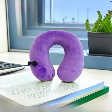 新品U型充氣枕旅行枕飛機高鐵便攜式充氣U型枕辦公休息護頸枕