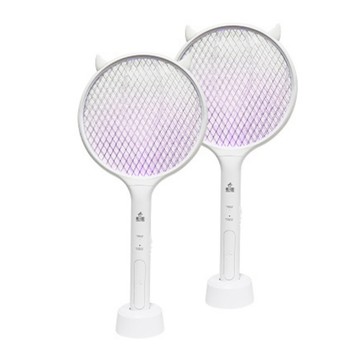 SUPA FINE USB充電式惡魔獵蚊電蚊拍/燈 DHF-T7052(兩入組)