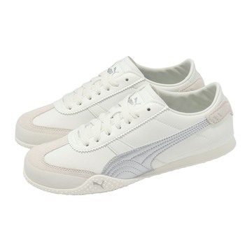 PUMA Bella UT LEA 運動休閒鞋 40525602  米白色 + 銀色  25.5cm