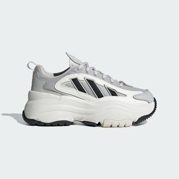 Adidas Ozgaia W [IG6042] 女 休閒鞋 運動 經典 復古 三葉草 厚底 老爹鞋 百搭 舒適 灰黑白