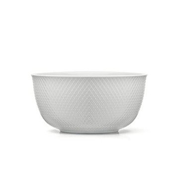 Rhombe 菱紋 服務碗（Ø 17.5cm、白）