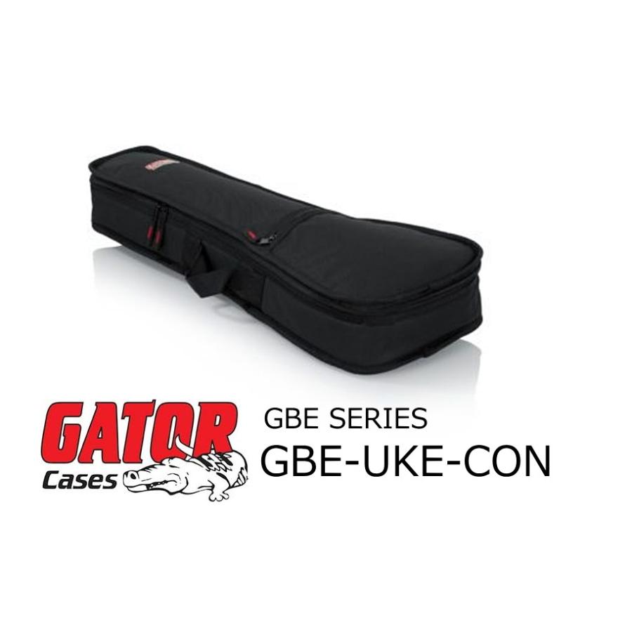 Gator Cases GATOR ゲーター ウクレレ用 ギグバッグ GBE Series ナイロン製 ブラック GBE-UKE-CON