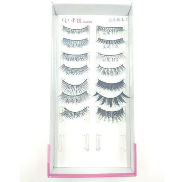 千緹公主假睫毛 尖尾系列下方有明確型號