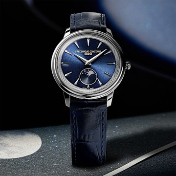 CONSTANT 康斯登 Classics Moneta Moonphase 月相石英手錶 中性錶 夏日煥新提案 送禮推薦 FC-206N3S6