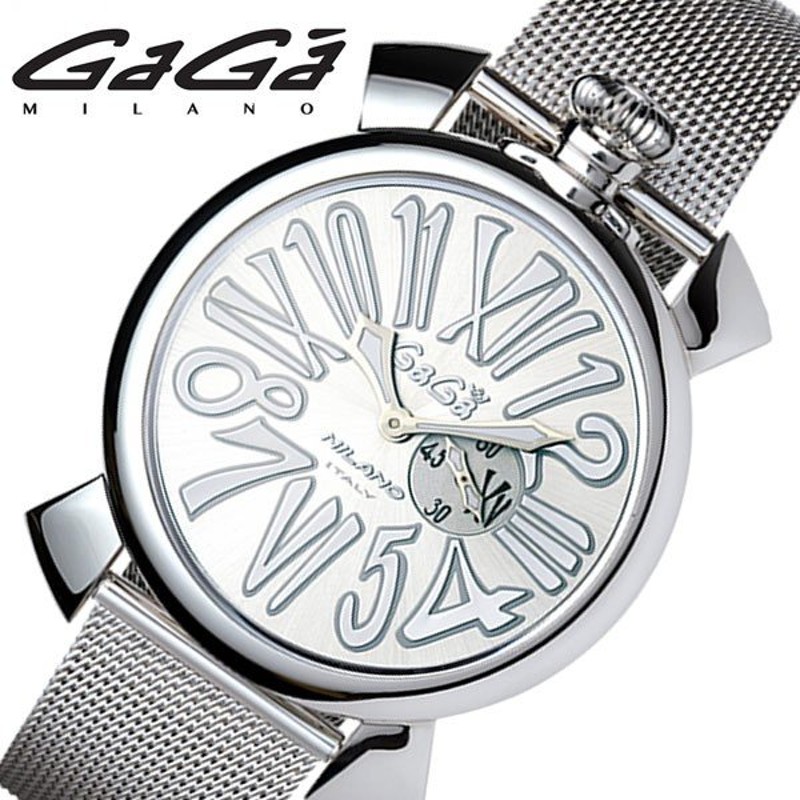 Gaga Milano Slim 46mm ガガミラノ 腕時計 メンズ クオーツ 日常生活防水 スモールセコンド ステンレス ミネラルガラス ねじ込みリューズ シルバー Gaga 5080 3 通販 Lineポイント最大0 5 Get Lineショッピング