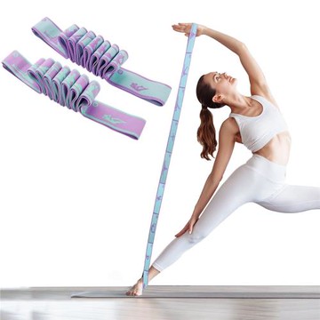 瑜伽彈力帶多段阻力帶高彈力松緊款適配舞蹈姿勢糾正與體位訓練