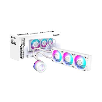 GIGABYTE 技嘉 鷹神水冷360 X II白 水冷風扇 AORUS WATERFORCE X II 360 ICE