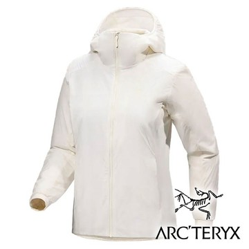 【Arc'teryx 始祖鳥】女Atom化纖連帽外套『乳白』X006780 戶外 露營 登山 健行 休閒 時尚 保暖 連帽外套