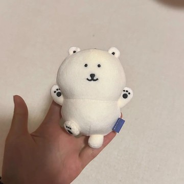臺灣出貨💥日係可愛nagano自嘲熊新品水族館係列白熊掛件北極熊寶寶玩偶公仔