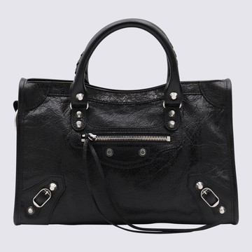Balenciaga Black Leather Mini City Bag