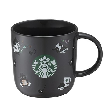 STARBUCKS 黑貓樂團馬克杯