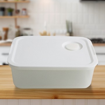 日本製 可微波附洩氣閥密封保鮮盒-正方形-500ml-4入