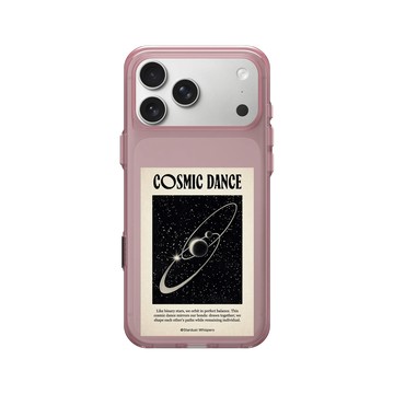iPhone 17 Pro Max Clear (相機按鈕) 晶醺玫 - Valentine's Day Collection - 雙星系統：星際共舞