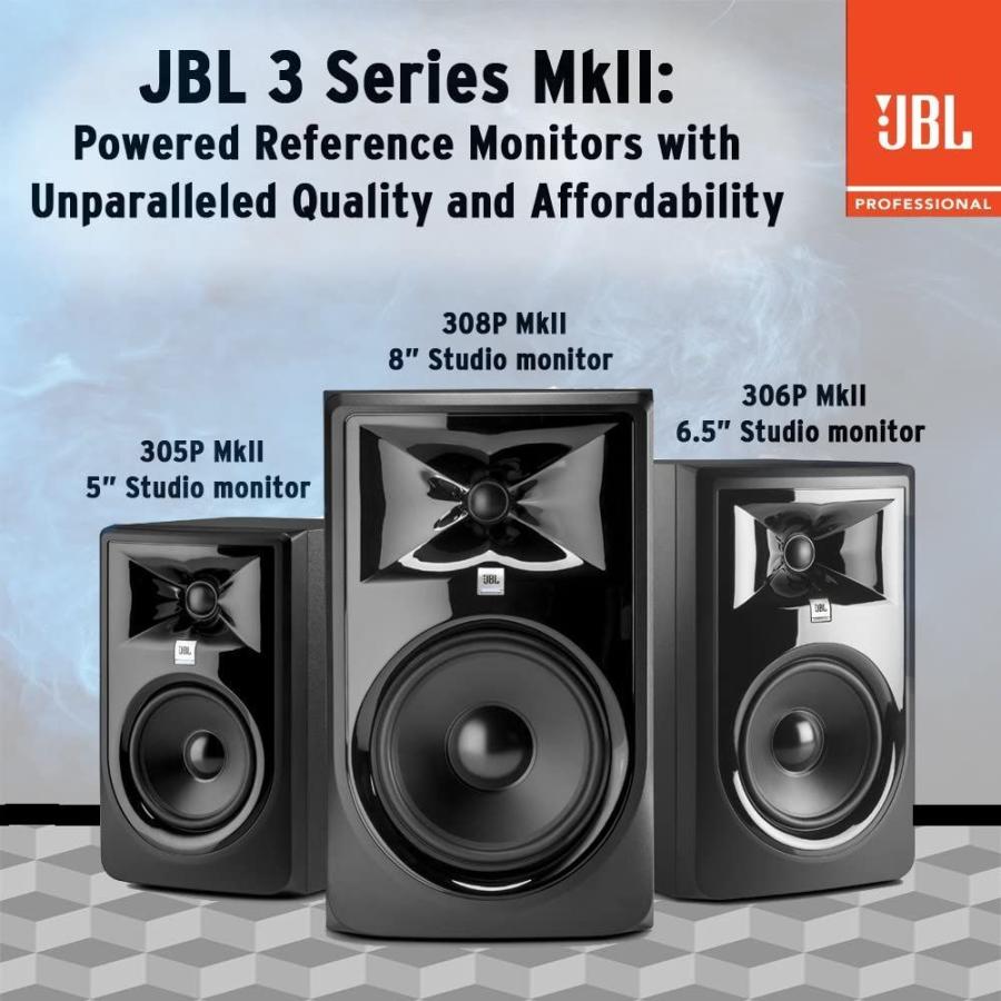 JBL PROFESSIONAL 308P MkII パワードモニタースピーカー 1本