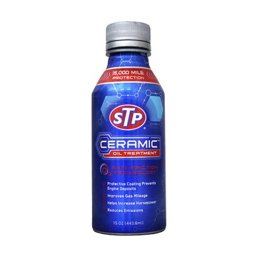 STP 陶瓷頂級機油精 15 000英里保護  1瓶  gas or diesel engines