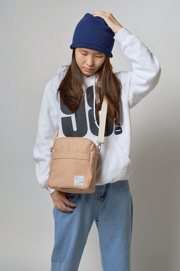 迷你帆布斜挎包 帶耐用襯裡 旅行郵差包 Koala 208 RG