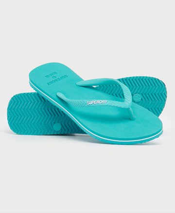 Superdry Women's Classic Flip Flop Light Blue Size: L