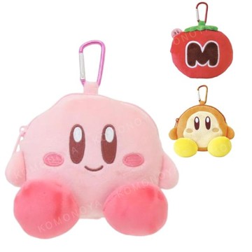 小禮堂 星之卡比 絨毛玩偶零錢包吊飾 (坐姿款) 卡比 瓦豆魯迪