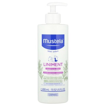 Mustela, 嬰兒專用換片潔膚乳，13.52 液量盎司（400 毫升）