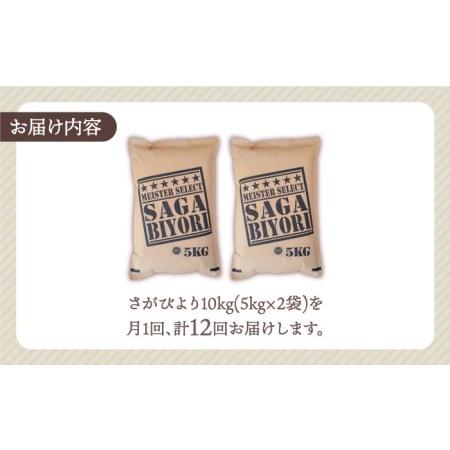 ふるさと納税 さがびより 白米 10kg（5kg×2袋）特A評価 特A 特A米 米 定期便 お米 佐賀 [HBL.. 佐賀県江北町