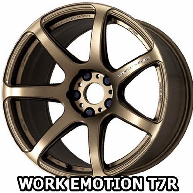 17×7.0J +53 4/100 ワークエモーション T7R (AHG) ワーク 17インチ