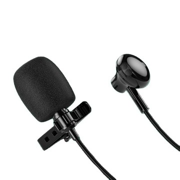 新款領夾麥克風耳機智能降噪網紅直播話筒k歌金屬話筒支持代發【宜家良品百貨】