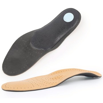 (杰恆)los0843皮革足弓美正鞋墊男士女透氣吸汗皮鞋軟運動減震舒適春鞋墊