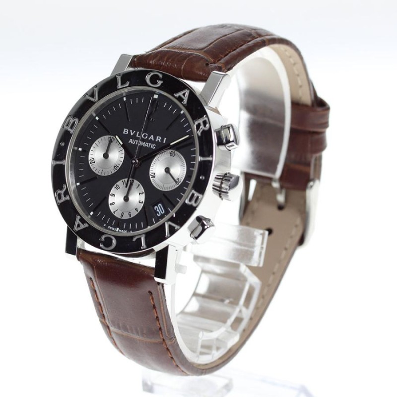 ブルガリ BVLGARI BB38SLCH 虚しく ブルガリブルガリ クロノグラフ  