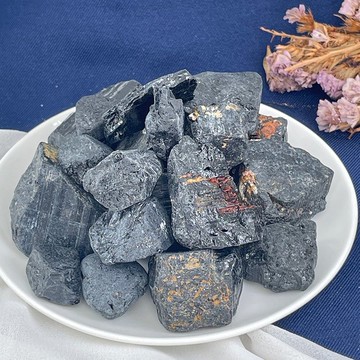 【MU工坊】黑碧璽擴香石/水晶擴香燈/碎石/室內香薰/淨化小夜