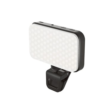 【ibits】F6 夾式美顏補光燈 便攜式 冷暖3色 電腦視訊 五檔調節 桌面夾子 直播 自拍補光燈 網美燈 Type-C