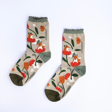 橄欖森林 | 插畫棉襪