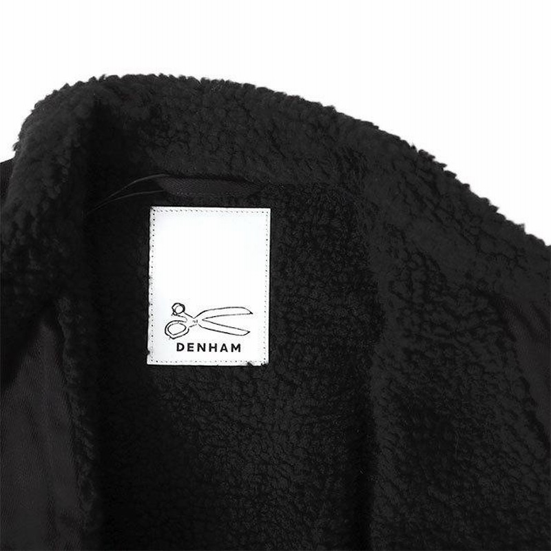 DENHAM デンハム ボア デニムジャケット 01-19-08-20-009 黒 G