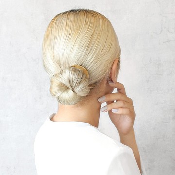 KANZASHI Hair pin 【Arc liner / Gold】