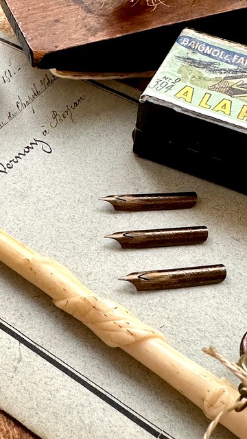 30365經典法國古董沾水筆筆尖1支A la Ronde No. 2 from Baignol