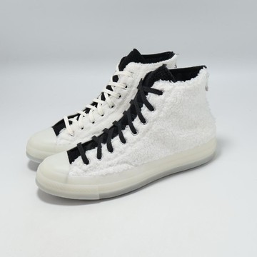 休閒鞋 Chuck 70 Hi 男鞋 白 黑 高筒 CLOT 羊羔絨 奶油底 拉鍊 A00321C