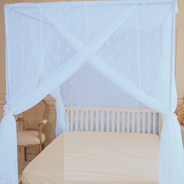 C.G.&C. 凱蕾絲帝 加高可站立針織蚊帳 開三門 台灣製造  200 x 150 x 200cm  粉藍色