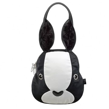 Morn Creations｜正版免子側背包 RA-704-BK (M) 黑白