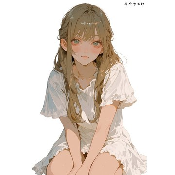 【8 月新品】07-139-0110 人物貼紙 簡約夏日女子