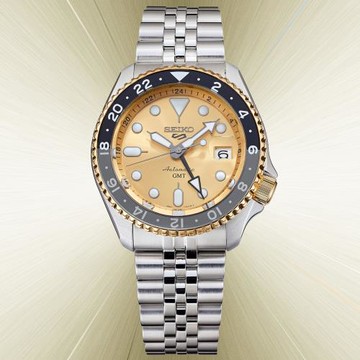 SEIKO精工 5 Sports系列 台灣70週年 限量 GMT機械腕錶 4R34-00M0K/SSK044K1